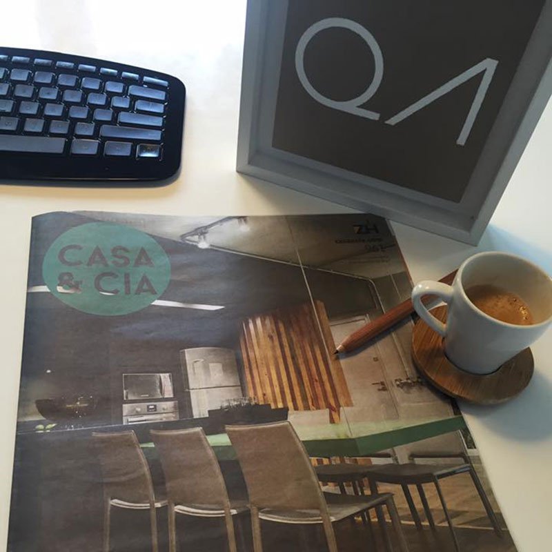 Caderno Casa & Cia destaca apartamento Country Club, projeto assinado por QuadriArq